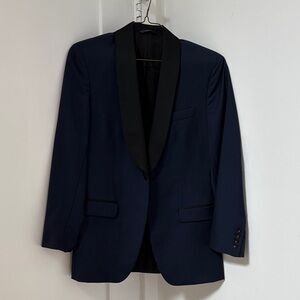 Brooks Brothers Navy Tuxedo with Black Collar